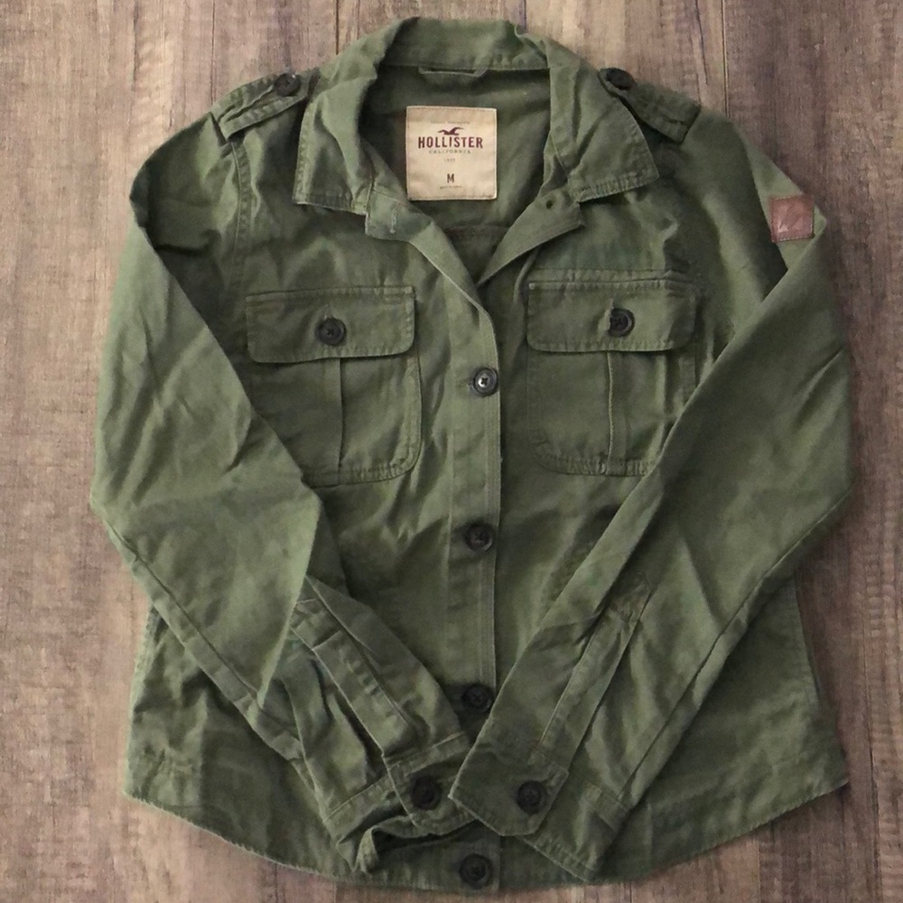 Hollister military shirt/jacket
